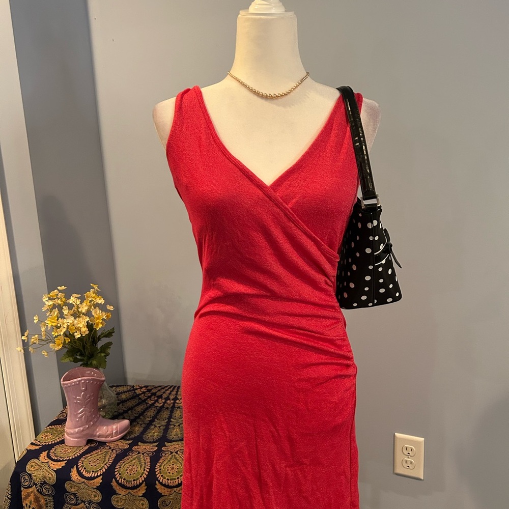 Michael Stars y2k hot pink dress